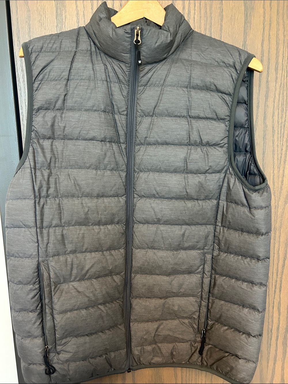 Weatherproof Men's Quilted Puffer Vest in Gray